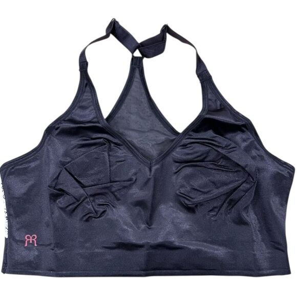 Ruby Ribbon Pin Up Racerback Demi Black Nwt Size 32 - Picture 5 of 5